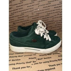 Vintage 1997 Nike GTS Canvas Agassi Tennis Shoes Green Size 7 141030-301